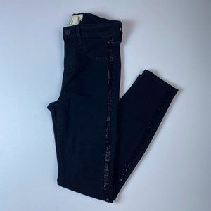 L’AGENCE, black Margot High Rise Skinny jeans, size 0/25
